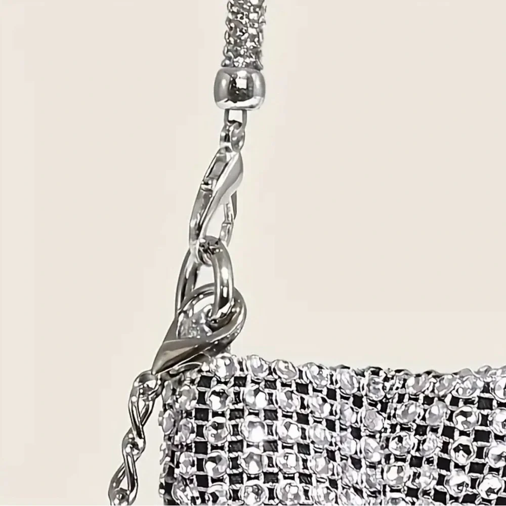 Luxe rhinestone prom formal drawstrings bag New ✨🔥🔥